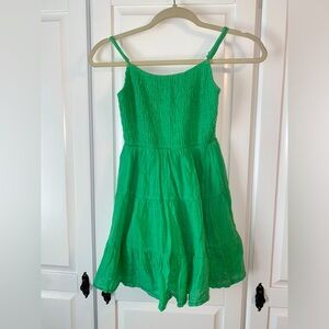 Green American Eagle Ruched Sun Dress XXS